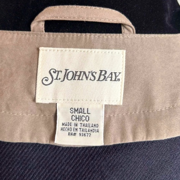 ST. JOHNS BAY Tan Hooded Outdoor Jacket Oversized Fit Mid-length Parka Sz Small - Picture 12 of 16